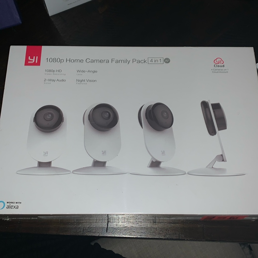 YI 1080p Home Camera Family Pack 4 in 1 Brand New Sealed in Box (Set)
